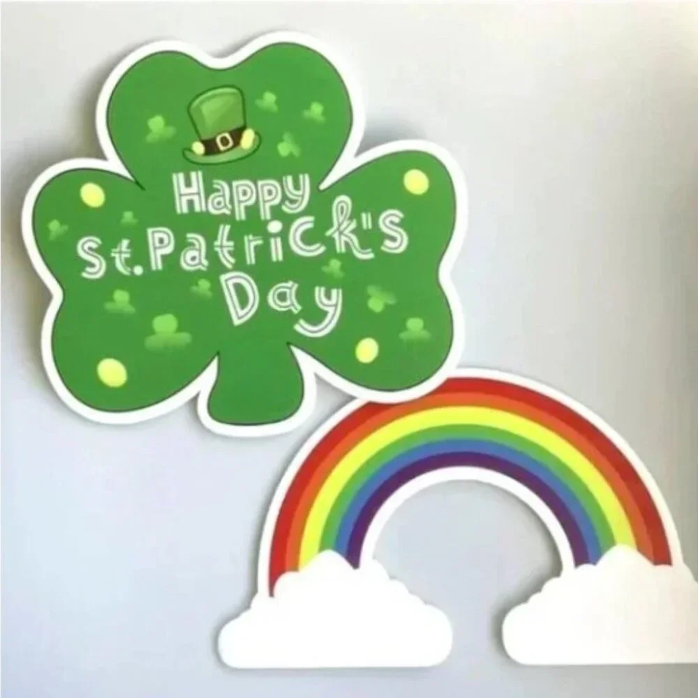 ST. PATRICK'S DAY YARD SIGN OUTDOOR DECORATIONS 6 PCS PARTY HOLIDAY - Picture 8 of 14